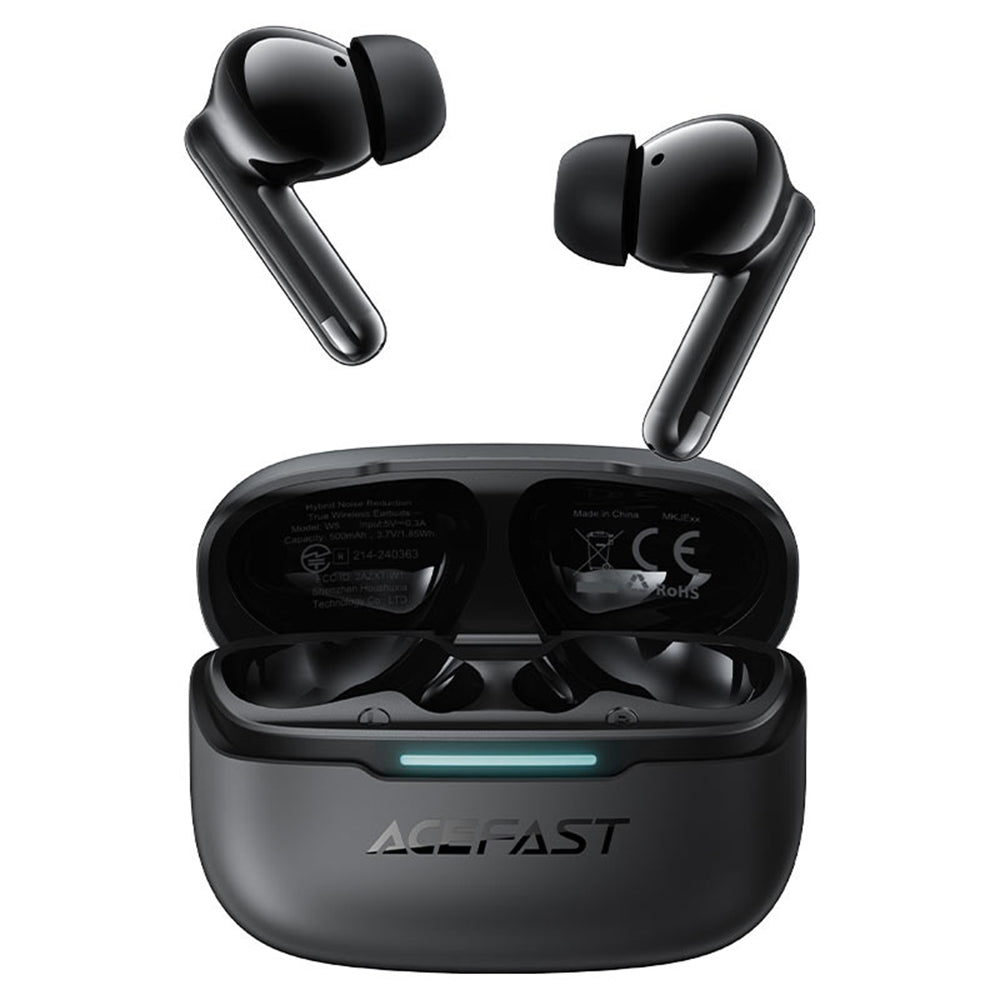 Handsfree Bluetooth Acefast W5, TWS, ANC, Svart