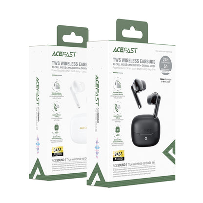 Handsfree Bluetooth Acefast W7, TWS, Svart