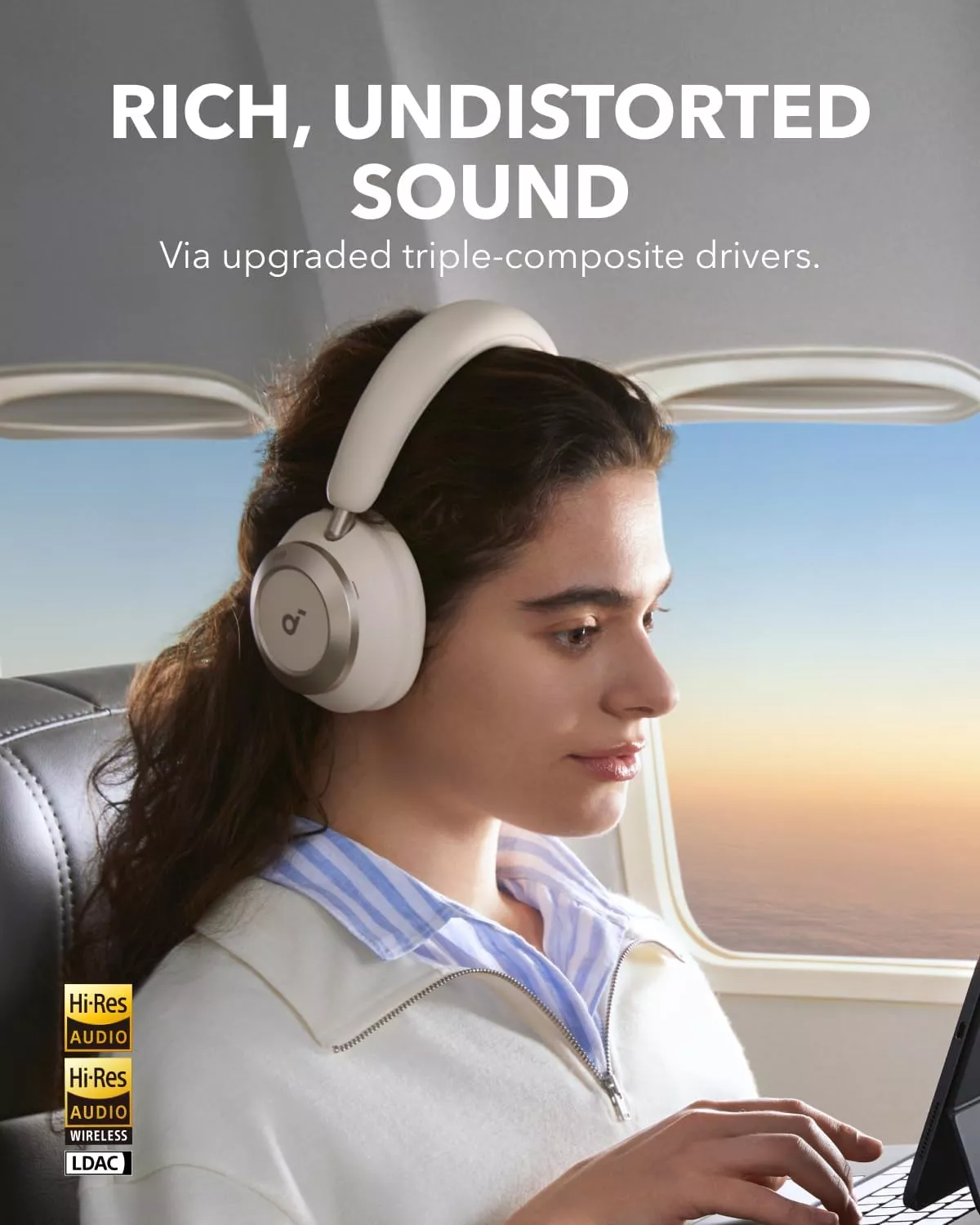 Handsfree Bluetooth Anker SoundCore Space One Pro, A2DP, ANC, Vit A3062G21