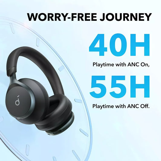 Handsfree Bluetooth Anker SoundCore Space On, MultiPoint, A2DP, ANC, Svart A3035G11