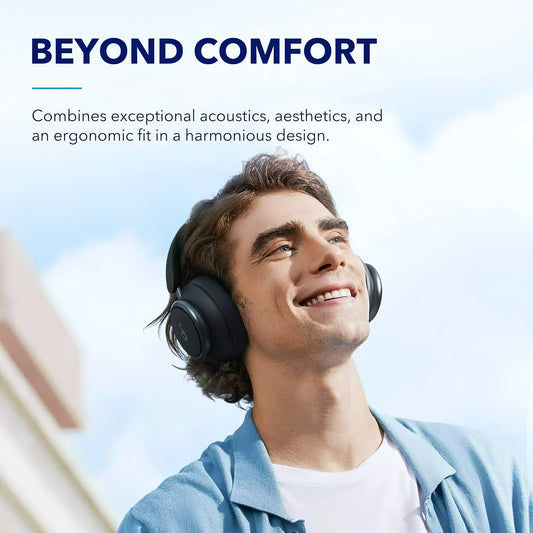 Handsfree Bluetooth Anker SoundCore Space Q45, MultiPoint, A2DP, ANC, Svart A3040G11