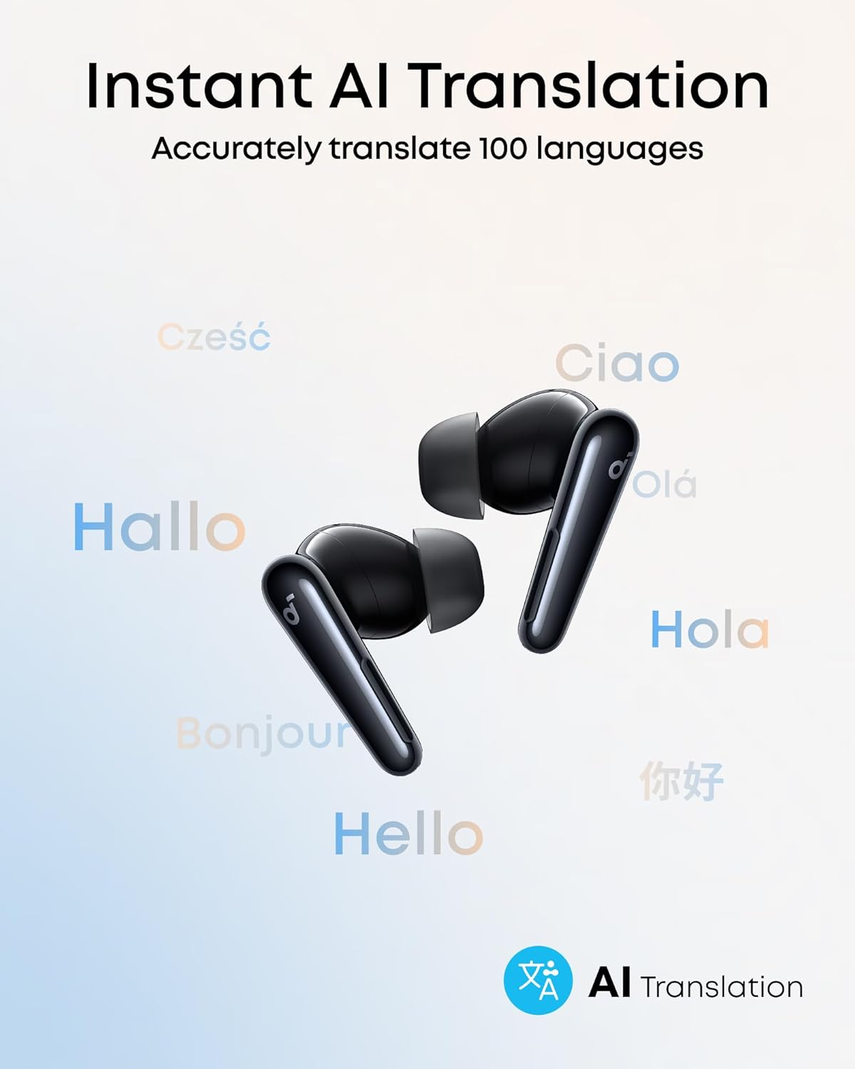 Bluetooth-handsfree Anker SoundCore Liberty 4 Pro, TWS, ANC, Svart A3954G11