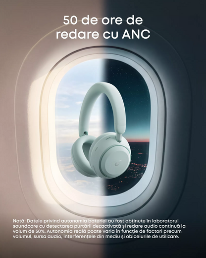 Handsfree Bluetooth Anker SoundCore Space 2, A2DP, ANC, Grön D1402G61