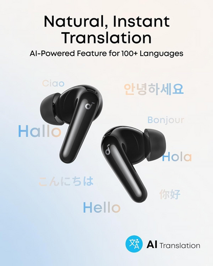 Handsfree Bluetooth Anker SoundCore R60i, TWS, ANC, Svart D1202G11