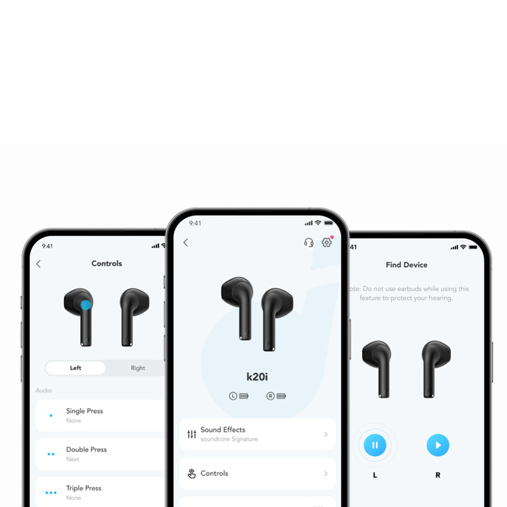 Handsfree Bluetooth Anker SoundCore K20i, TWS, Blå A3994G31