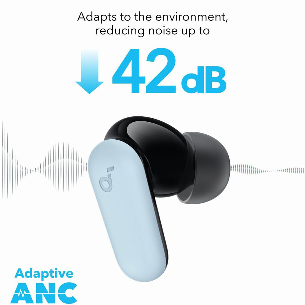 Handsfree Bluetooth Anker SoundCore P30i, TWS, Blå A3959331
