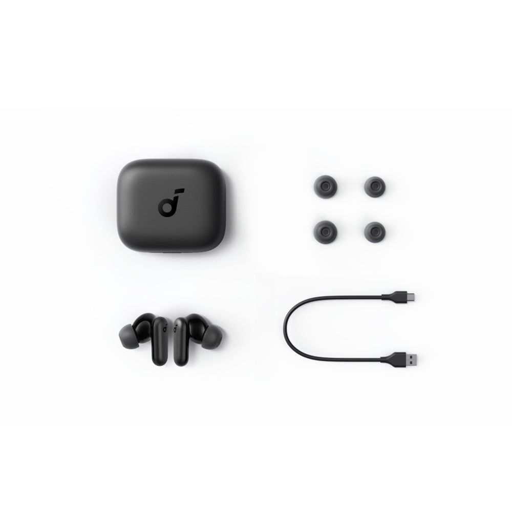 Handsfree Bluetooth Anker SoundCore P30i, TWS, ANC, Svart A3959311