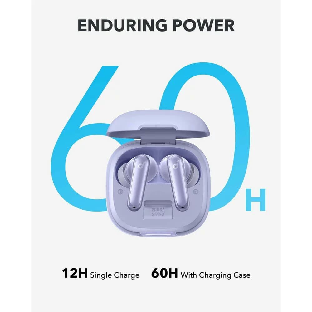 Handsfree Bluetooth Anker SoundCore P40i, TWS, ANC, Lila A3955GQ1