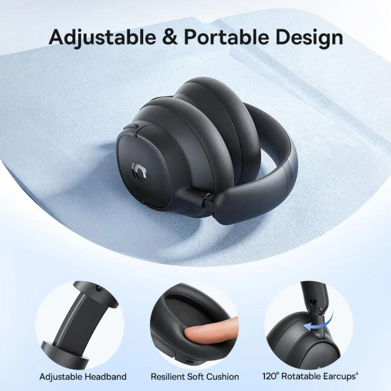 Baseus Bass BH1 NC Bluetooth Handsfree, MultiPoint, A2DP, ANC, Black A0203703