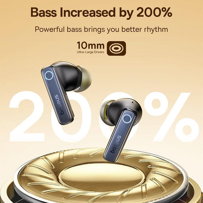 Handsfree Bluetooth Baseus Bowie 35, TWS, Svart A00073800123-00
