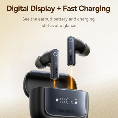 Handsfree Bluetooth Baseus Bowie 35, TWS, Svart A00073800123-00