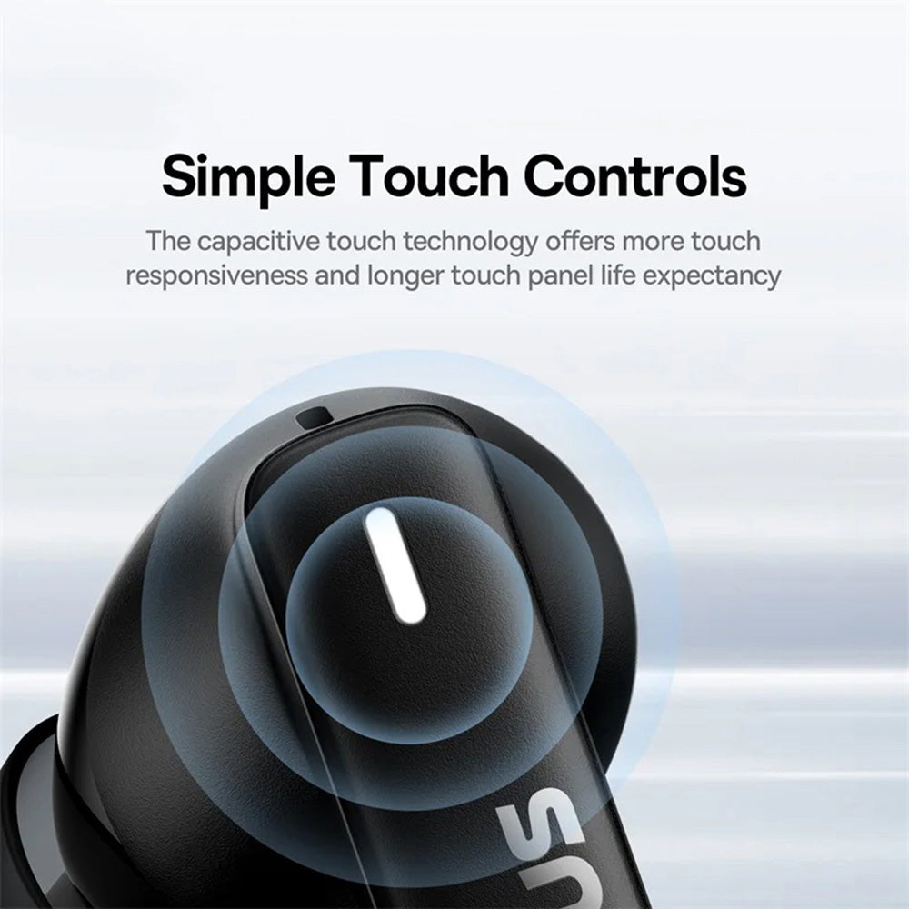 Handsfree Bluetooth Baseus Bowie E19, TWS, Svart A00069600113-00