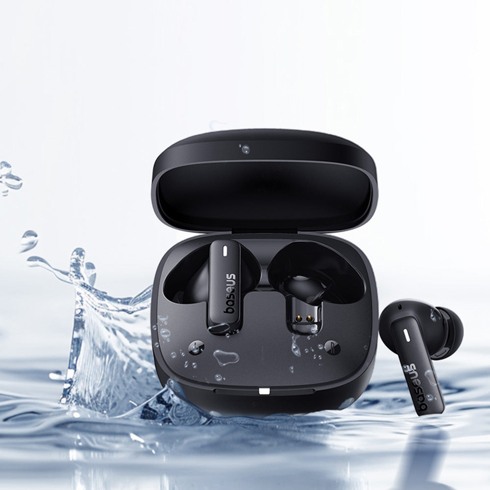 Handsfree Bluetooth Baseus Bowie E19, TWS, Svart A00069600113-00