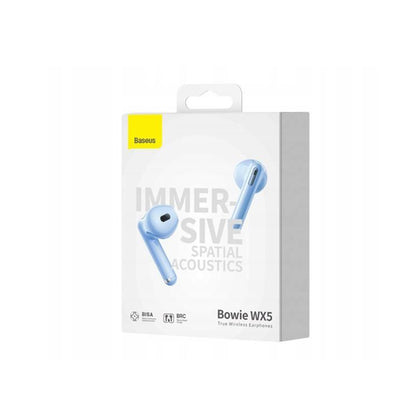 Handsfree Bluetooth Baseus Bowie WX5, TWS, Blå A00051000313-00