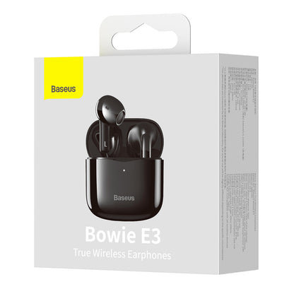 Handsfree Bluetooth Baseus E3, TWS, Svart NGTWW080001 