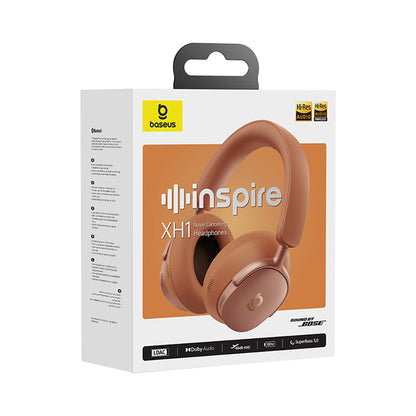Handsfree Bluetooth Baseus Inspire XH1 Sound by Bose, A2DP, ANC, Korallorange A0203600