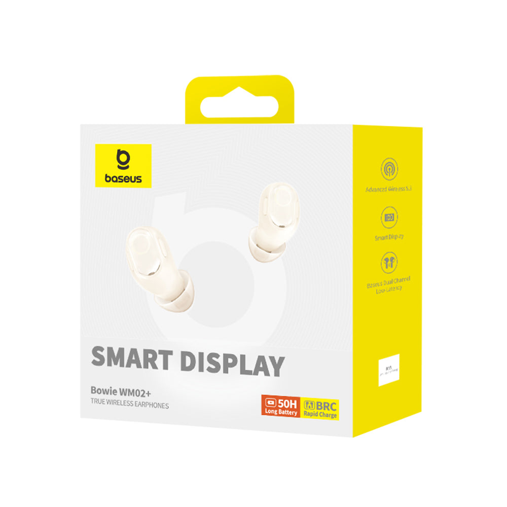 Handsfree Bluetooth Baseus WM02+, TWS, Vit NGTW370302