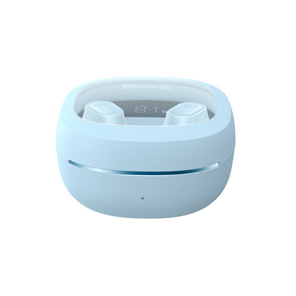 Handsfree Bluetooth Baseus WM02+, TWS, Blå NGTW370303