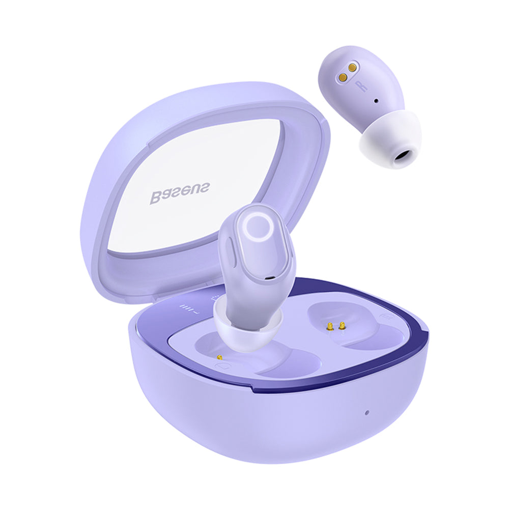 Handsfree Bluetooth Baseus WM02+, TWS, Lila NGTW370305
