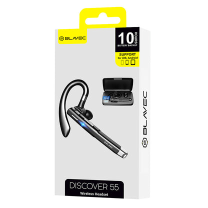 Handsfree Bluetooth Bluetooth Blavec Discover 55, MultiPoint, A2DP, Svart 