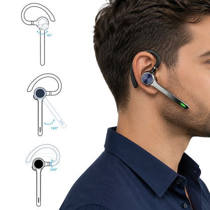 Blavec Talk 1 Bluetooth-headset, MultiPoint, A2DP, svart