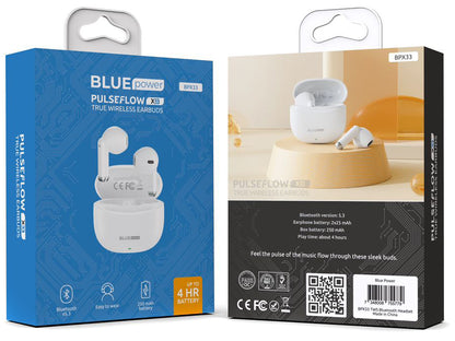 Handsfree Bluetooth Blue Power BPX33, TWS, Vit
