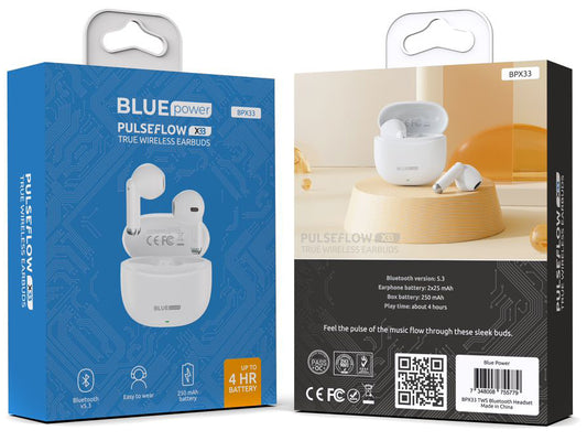 Handsfree Bluetooth Blue Power BPX33, TWS, Vit