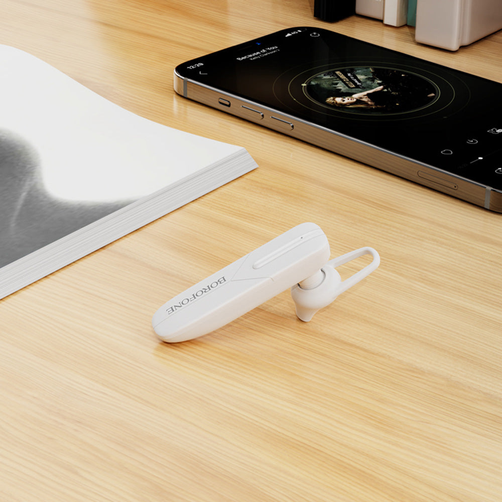 Handsfree Bluetooth-headset BC36 Lucky, A2DP, vit 