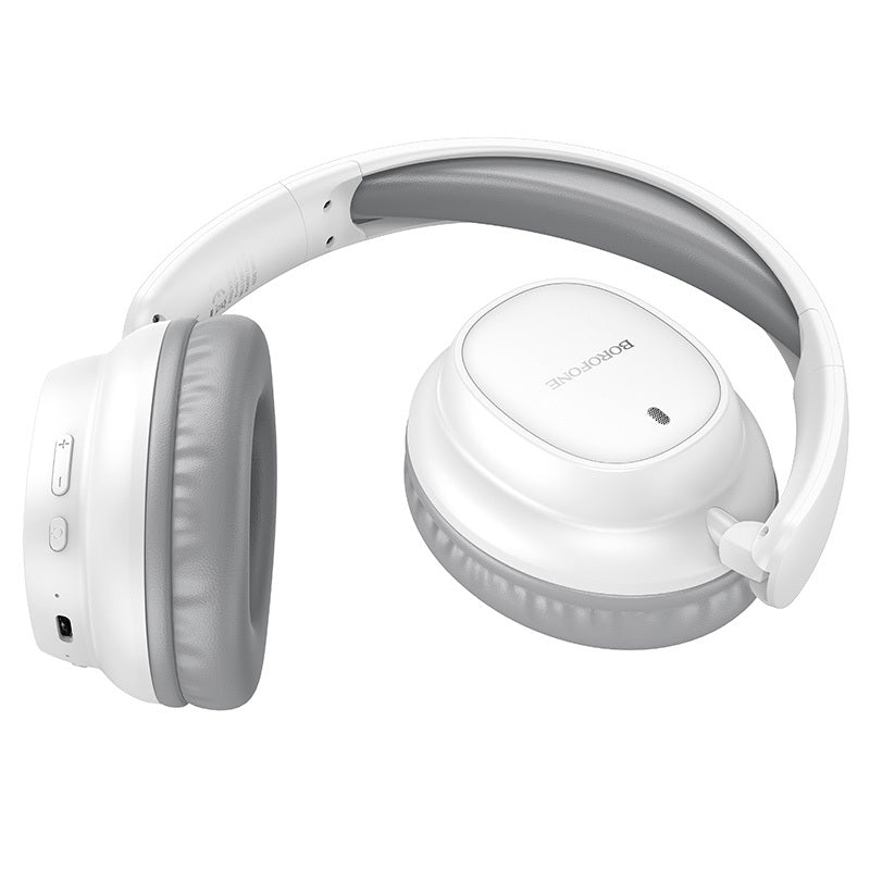Bluetooth-handsfree Borofone BO39 Melotide, A2DP, vit
