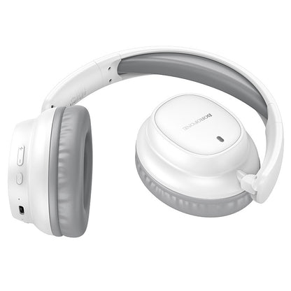 Bluetooth-handsfree Borofone BO39 Melotide, A2DP, vit
