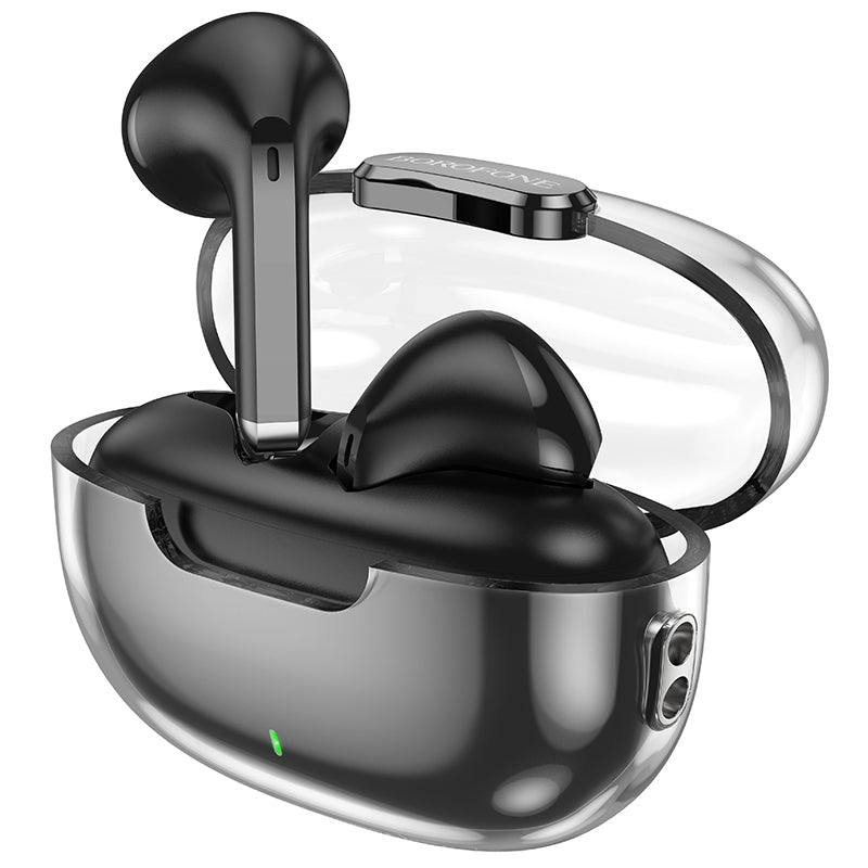 Handsfree Bluetooth Borofone BW46 Ice Flake, TWS, Svart