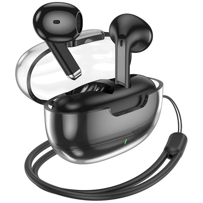 Handsfree Bluetooth Borofone BW46 Ice Flake, TWS, Svart