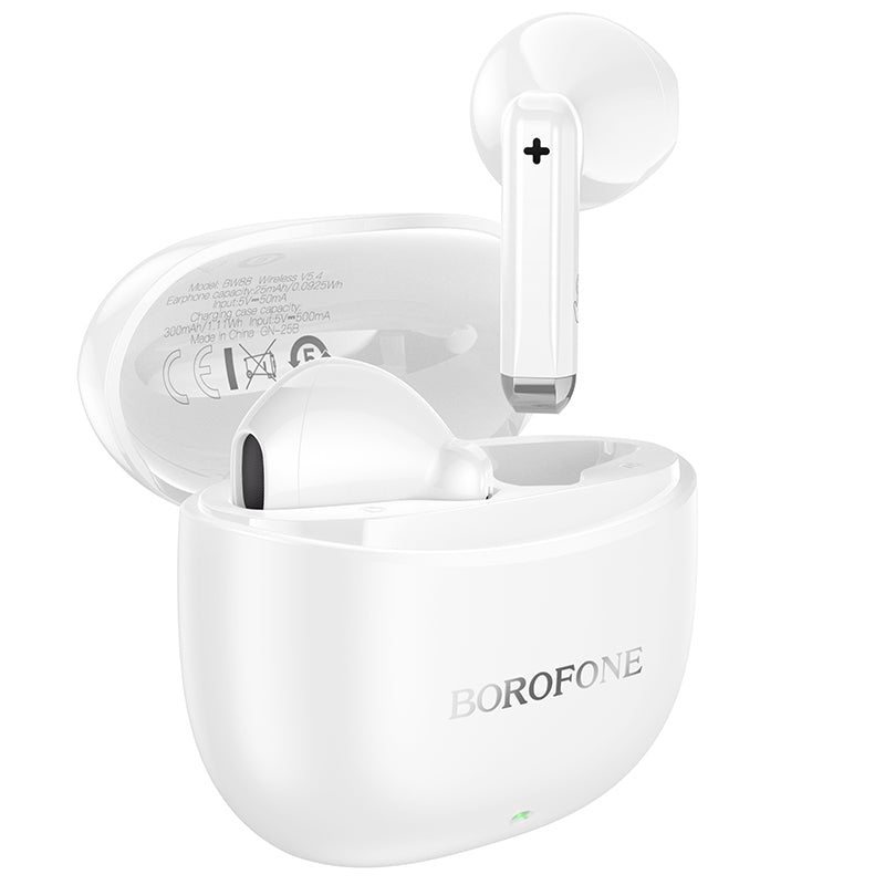 Handsfree Bluetooth Borofone BW88 Deep Rhyme, TWS, Vit