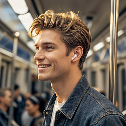 Handsfree Bluetooth Borofone FQ7 Treasure, TWS, ANC, MultiPoint, Vit