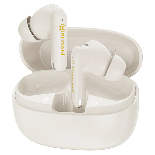Bluetooth-handsfree Bugani Freebuds B20, TWS, ANC, Ljusgräddfärg