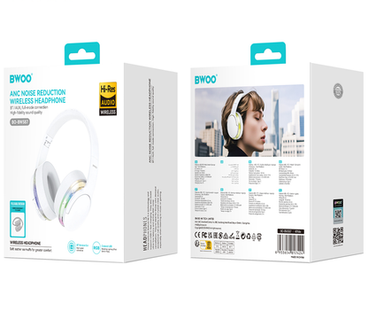 Bluetooth-handsfree BWOO BO-BW587, A2DP, ANC, Vit