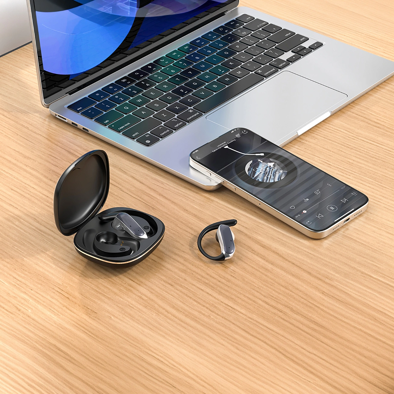 Bluetooth-handsfree Dudao U17Z, TWS, Svart