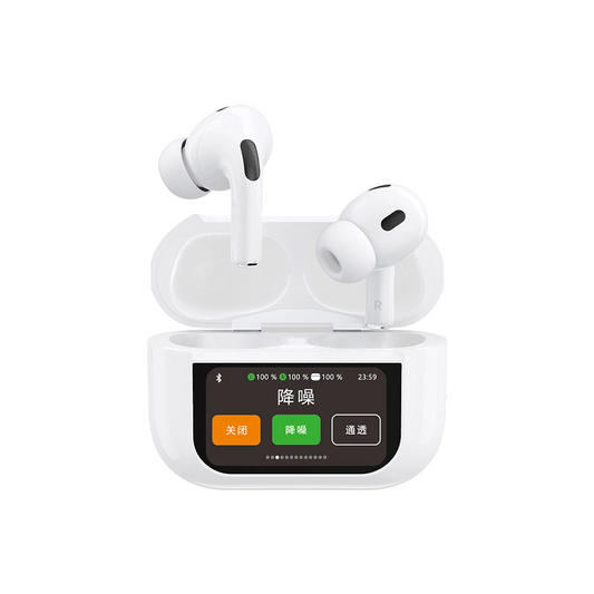 Bluetooth-handsfree Dudao U19 Display, TWS, Vit, Omslaget