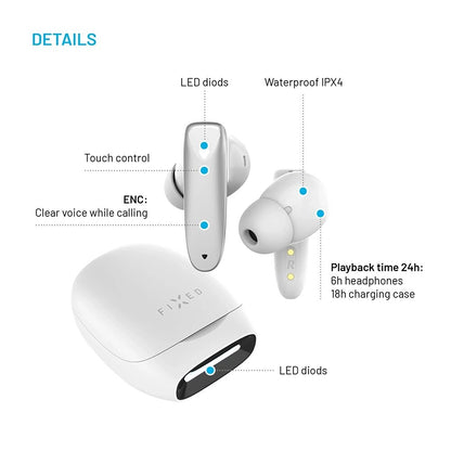 Handsfree Bluetooth Fixed Pods, TWS, Vit