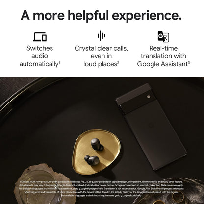 Handsfree Bluetooth Google Pixel Buds Pro, TWS, ANC, Grå GA03203