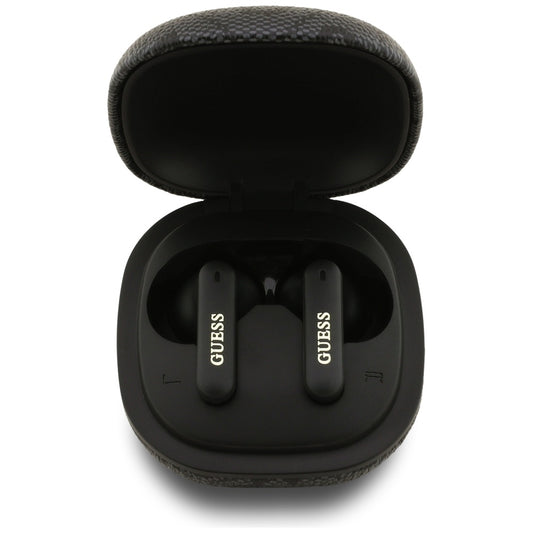 Handsfree Bluetooth Guess 4G Classic Metal Logo, TWS, Svart