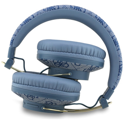 Handsfree Bluetooth Guess 4G Metal Logo, A2DP, Blå