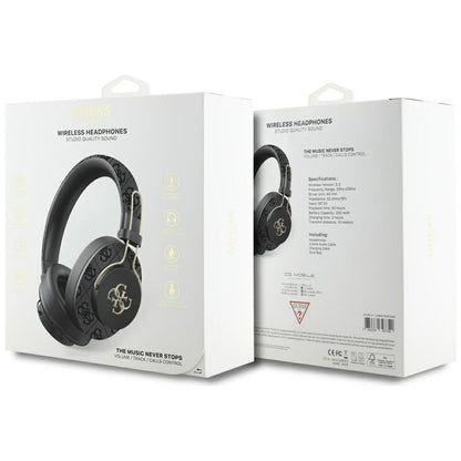 Handsfree Bluetooth Guess 4G Metal Logo, A2DP, Svart