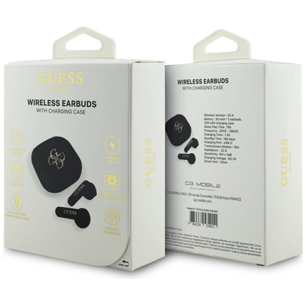 Handsfree Bluetooth Guess 4G Metal Logo, TWS, Vit