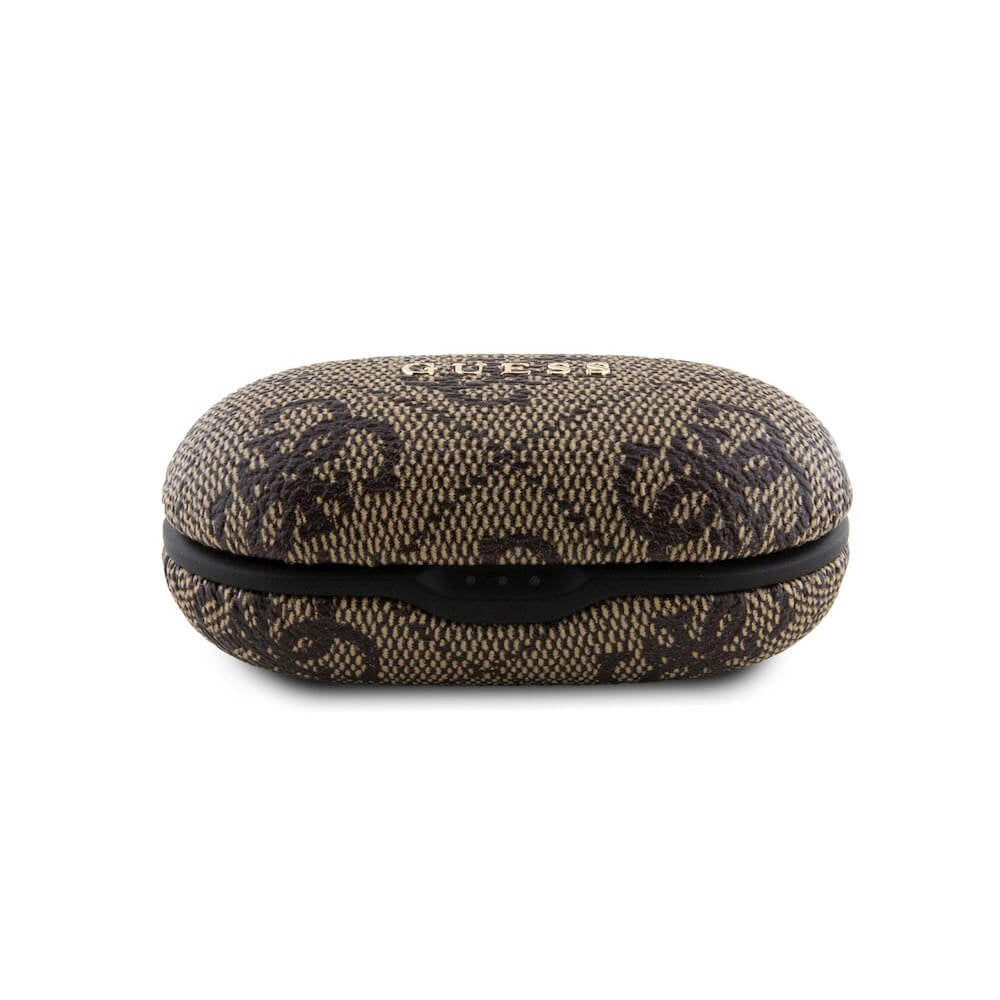 Handsfree Bluetooth Guess 4G Metal, TWS, Brun