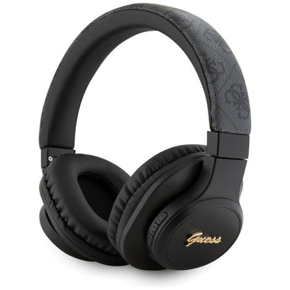 Handsfree Bluetooth Guess 4G Tone on Tone Script Logo, A2DP, Svart