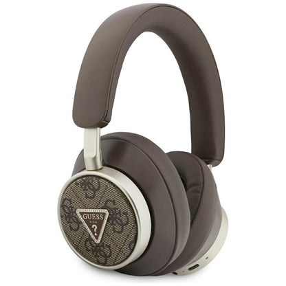 Handsfree Bluetooth Guess 4G Guldtriangellogotyp, A2DP, Brun