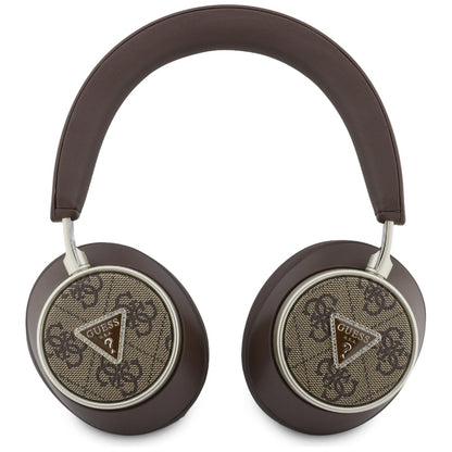 Handsfree Bluetooth Guess 4G Guldtriangellogotyp, A2DP, Brun