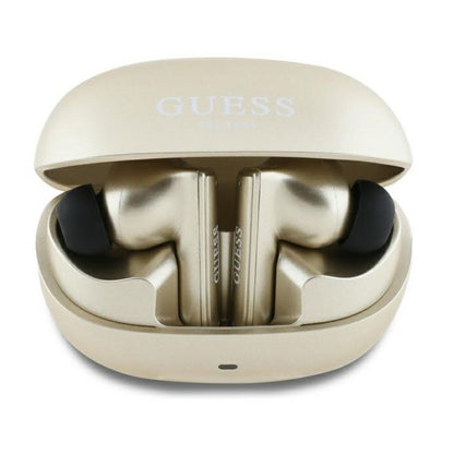 Handsfree Bluetooth Guess Capsule Printed Logo, TWS, ANC, Guld
