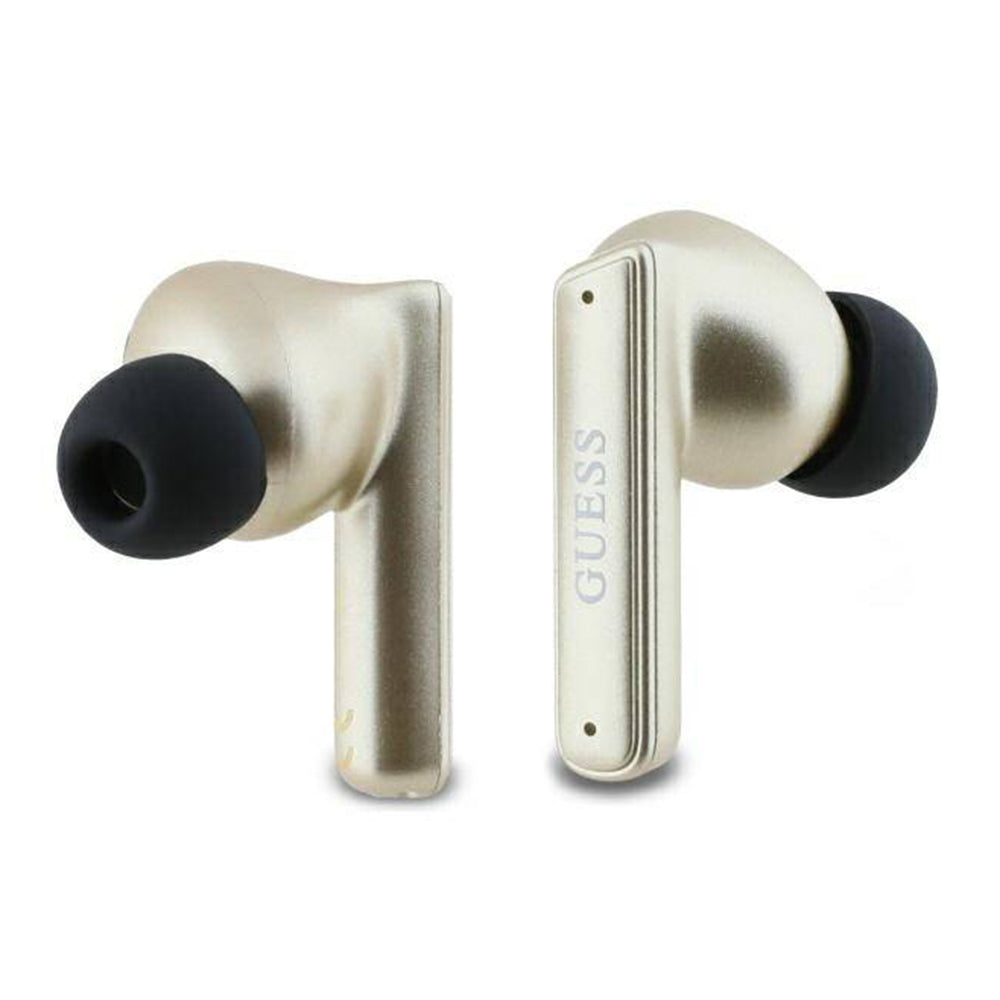 Handsfree Bluetooth Guess Capsule Printed Logo, TWS, ANC, Guld